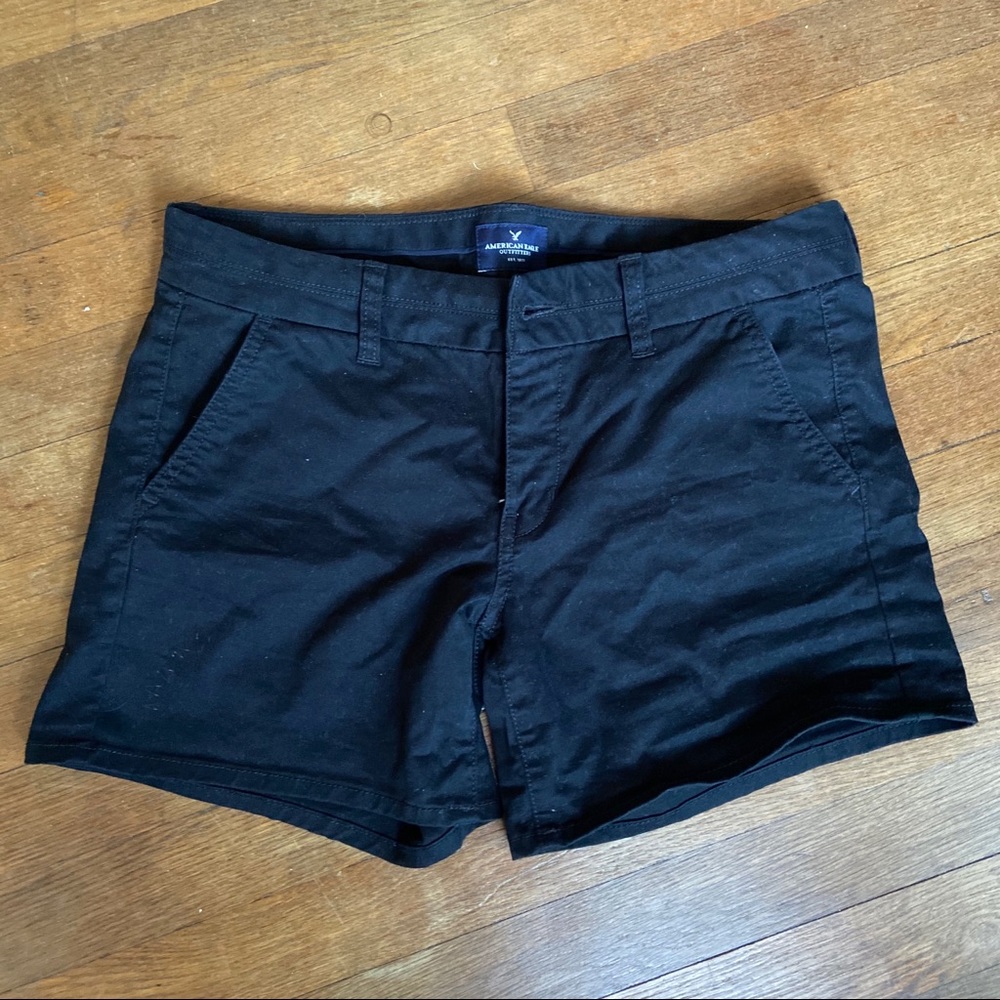 Black American Eagle Jean Shorts